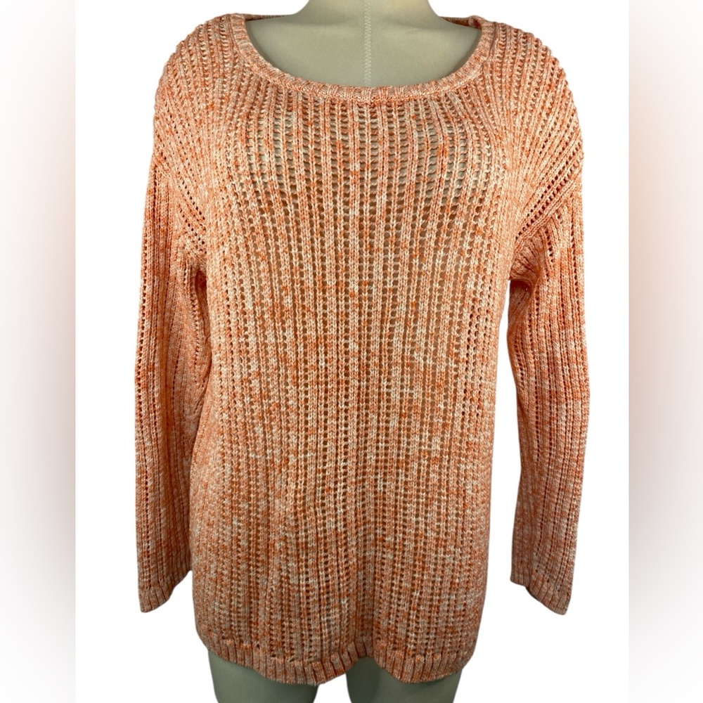 Talbots Coral Knit Sweater Women’s Medium